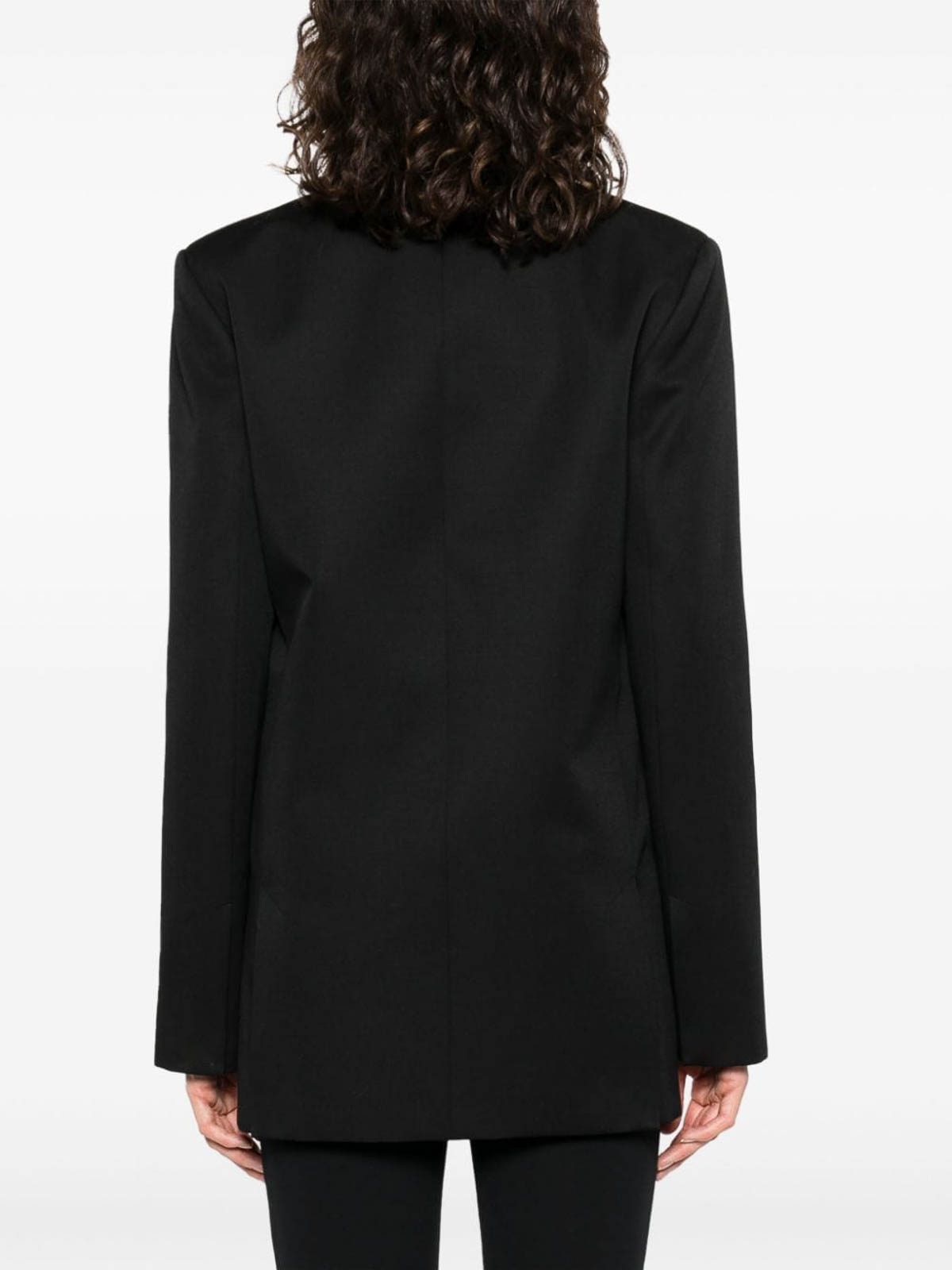 Shop Off-white Wool Jacket In Negro