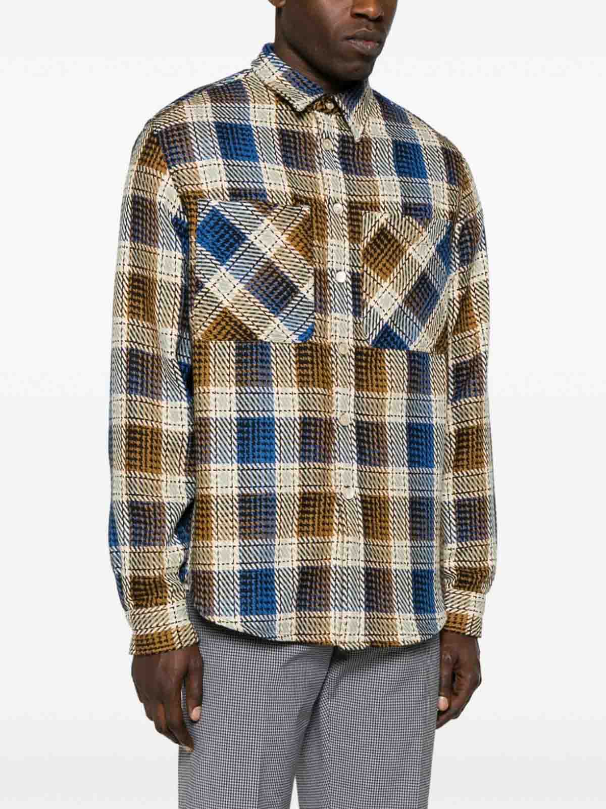 Shop Ps By Paul Smith Checked Casual Shirt In Brown