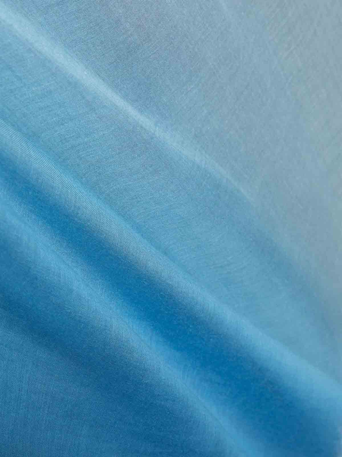 Shop Faliero Sarti Ginevra Modal And Silk Blend Stole In Azul