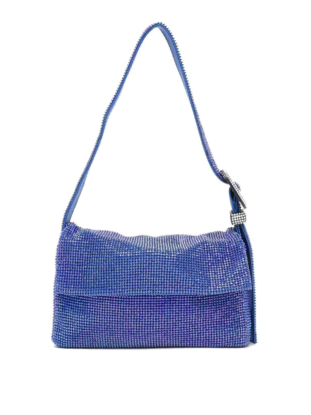 Shop Benedetta Bruzziches Vitty La Mignon Crystal Mini Bag In Azul
