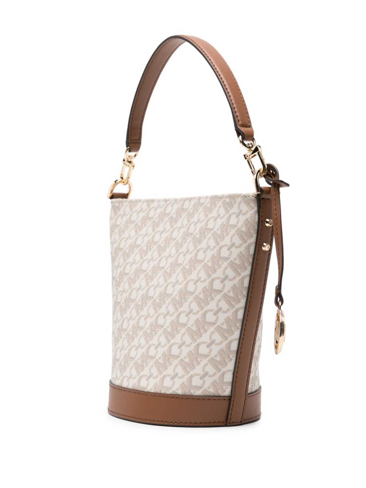 トートバッグ Michael Kors Michael Kors Logo Charm Bucket Bag 32F2G3BC5B 2 Khai Small Signature Logo Bucket Bag | Michael Kors [US]