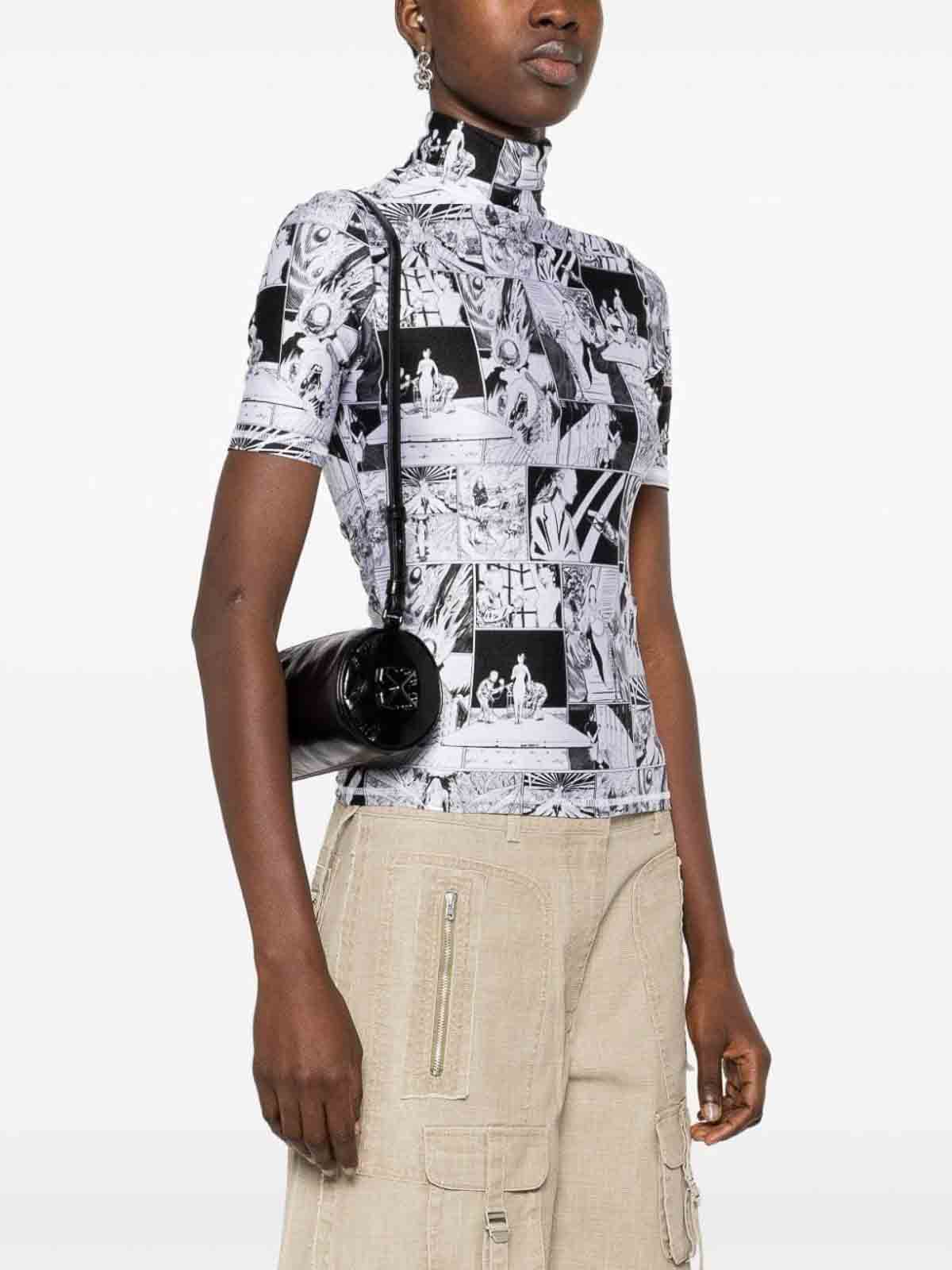 Shop Off-white Black Shoulder Bag In Negro