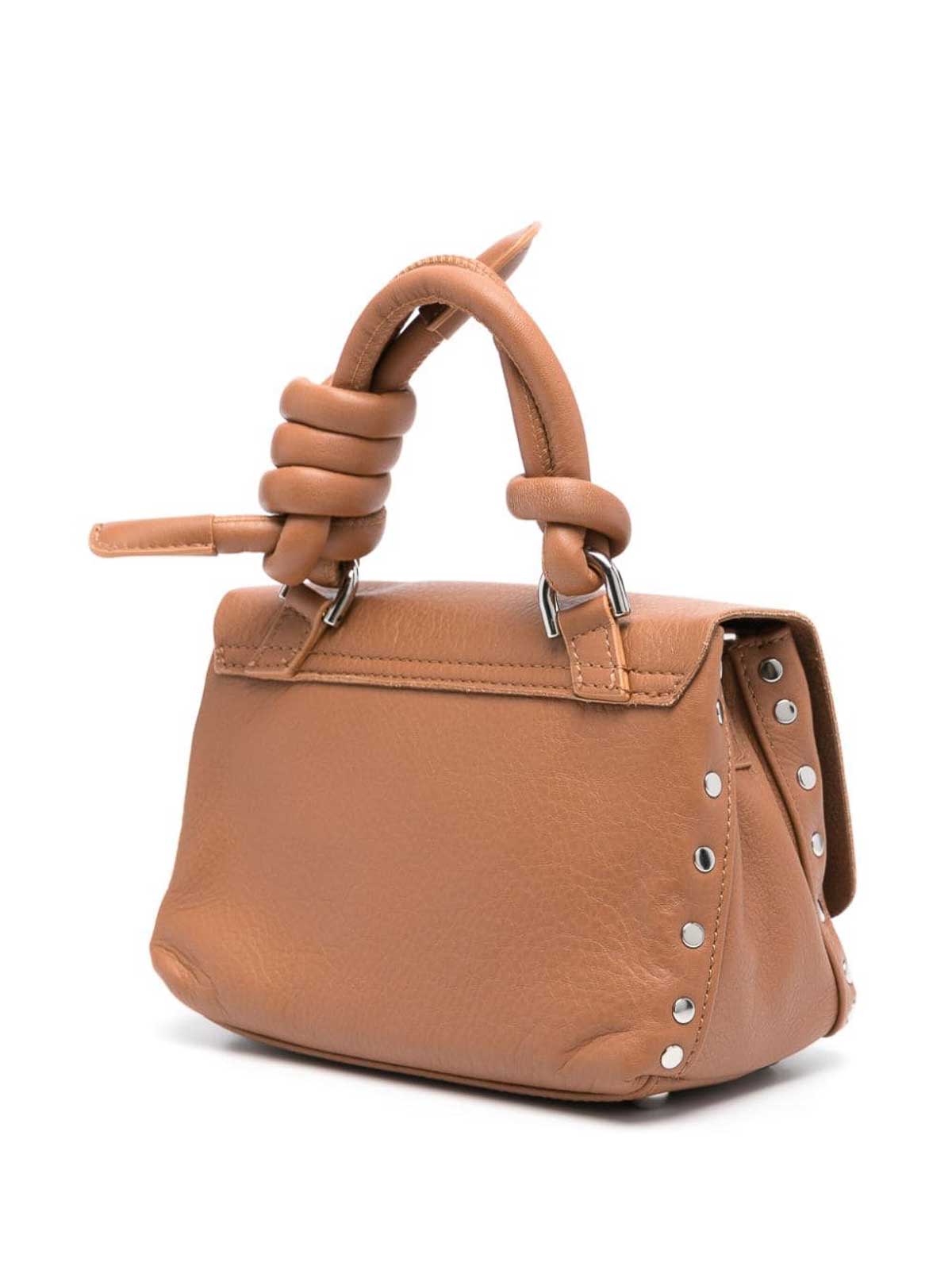Shop Zanellato Baby Postina Leather Handbag In Beis