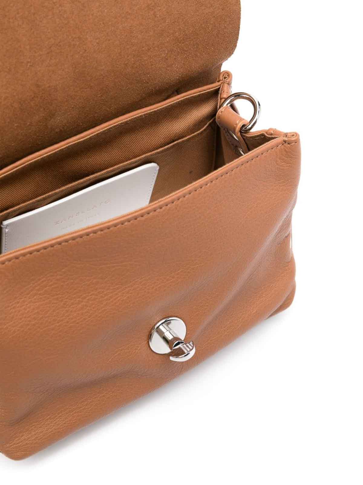 Shop Zanellato Baby Postina Leather Handbag In Beis