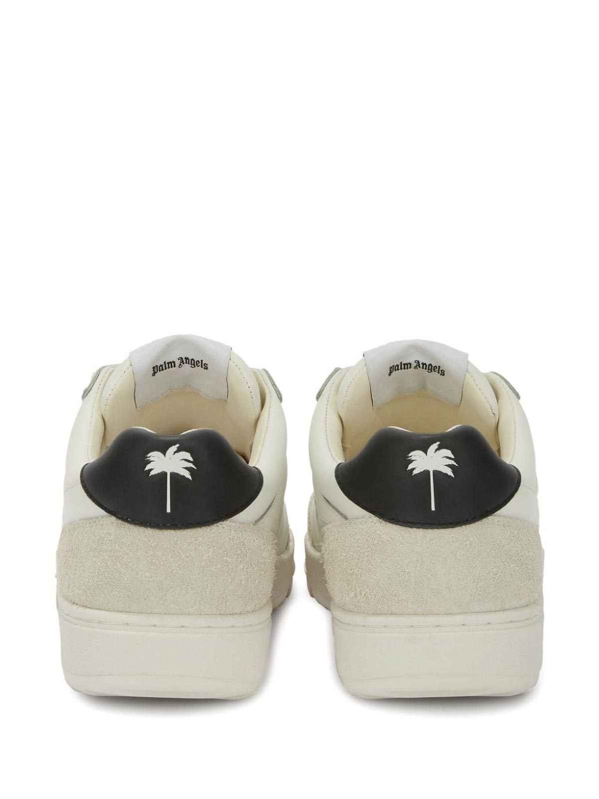 Shop Palm Angels Palm University Sneakers In Blanco