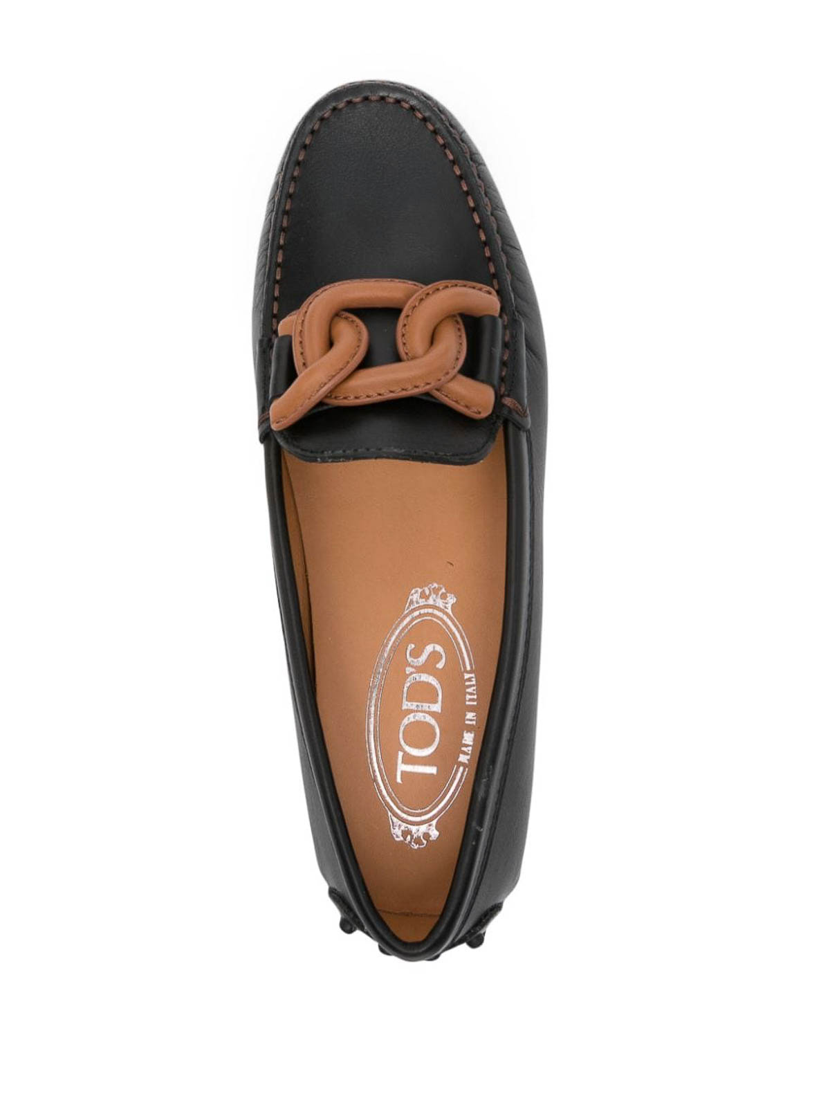 Shop Tod's Mocasines - Gommini In Negro