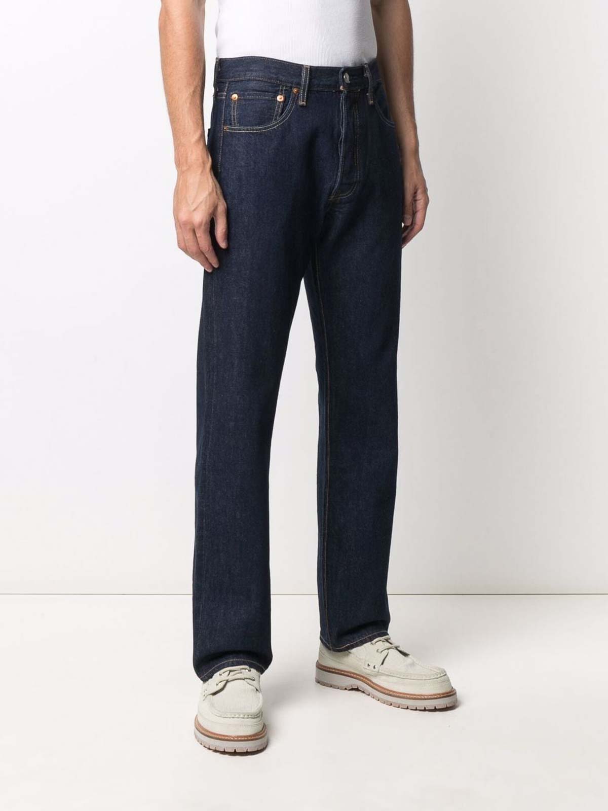 Shop Levi's Indigo Blue  Jeans