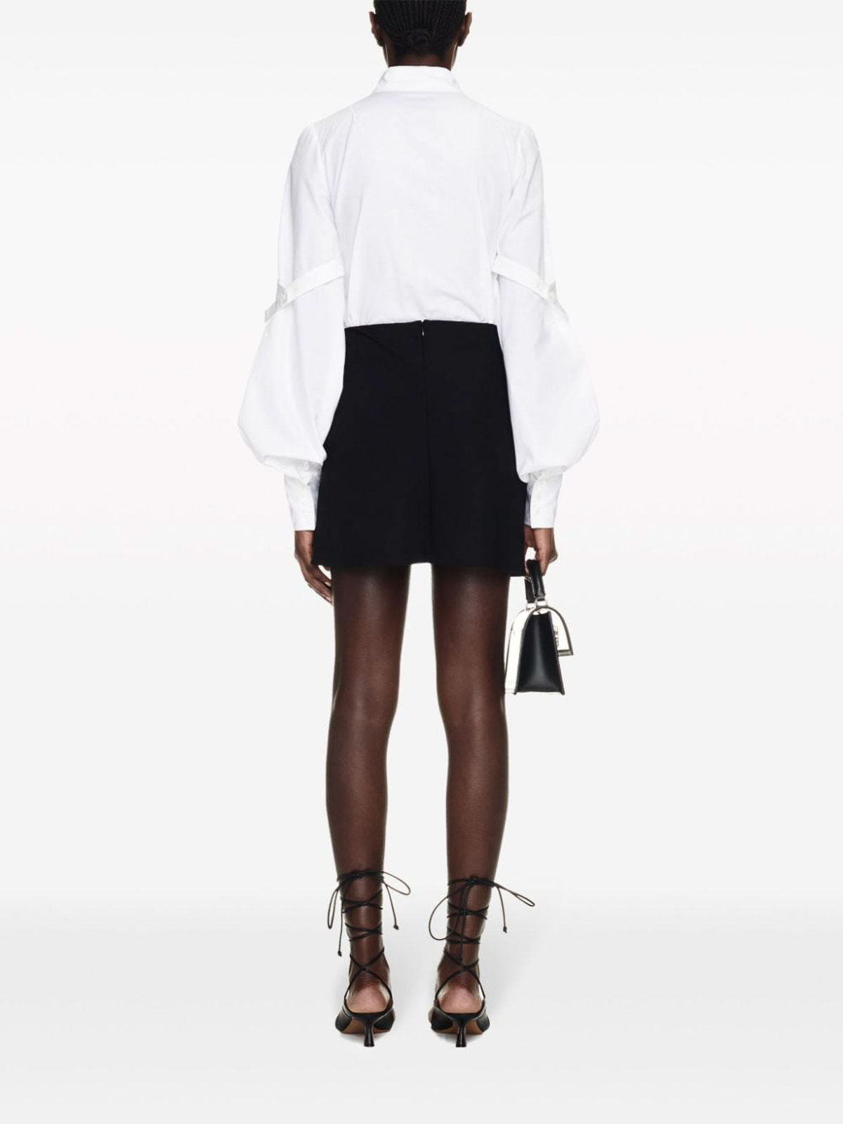 Shop Off-white Shirt With Band Detail In White