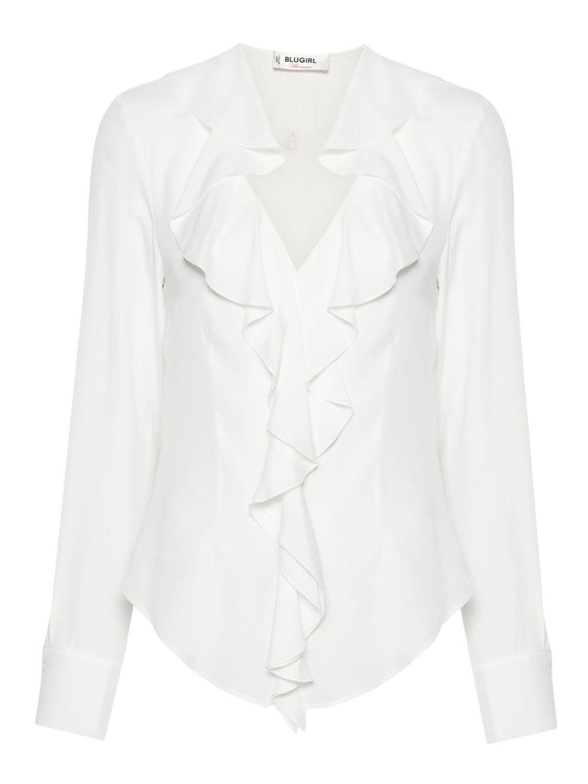 Shop Blugirl Vestido Midi - Blanco In White