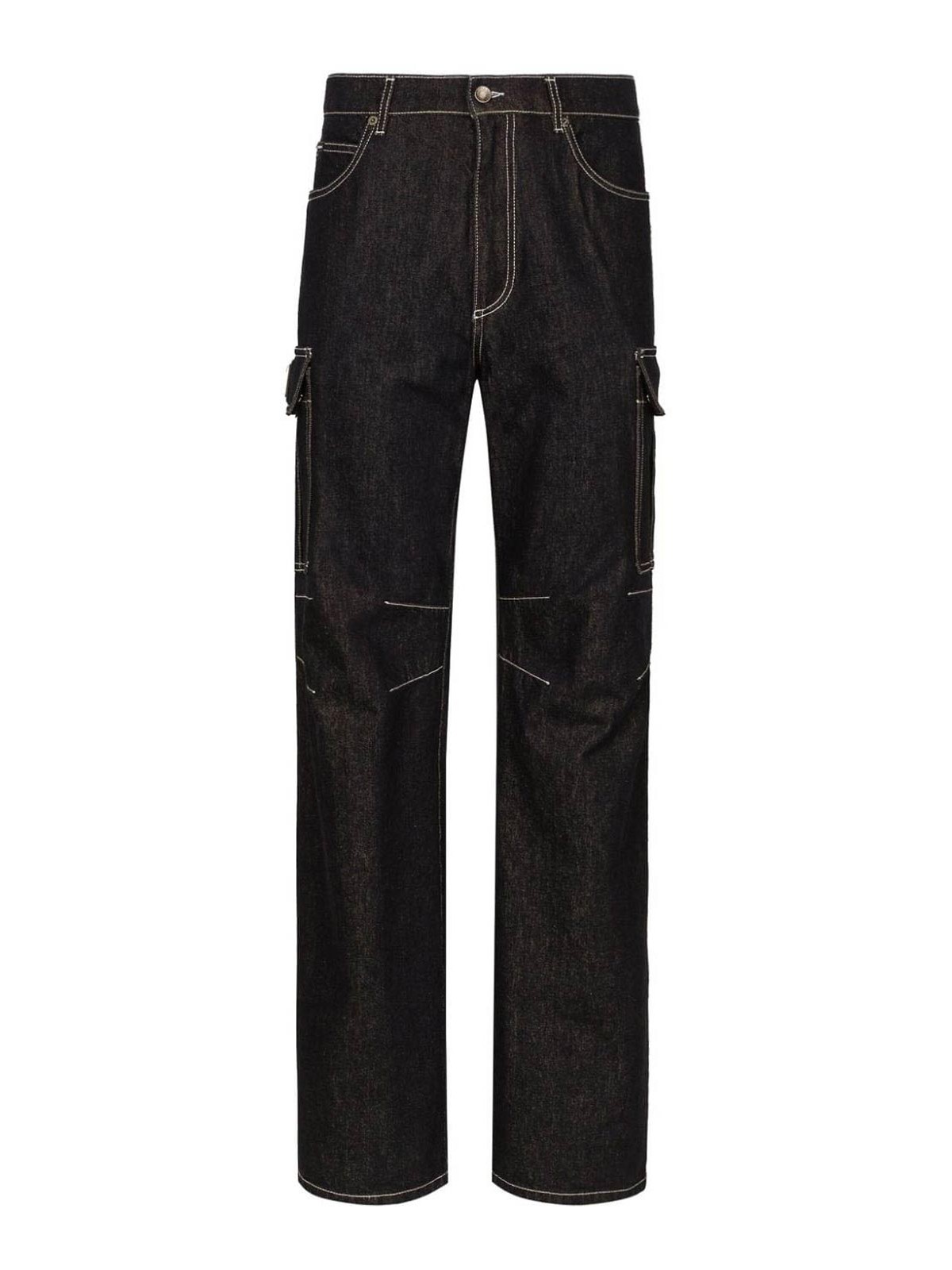 Shop Dolce & Gabbana Black Mid-rise Jeans