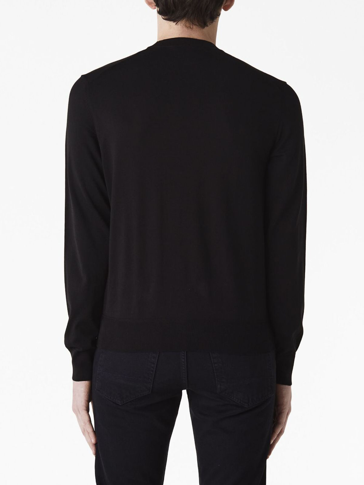 Shop Tom Ford Crew Neck Sweater In Black