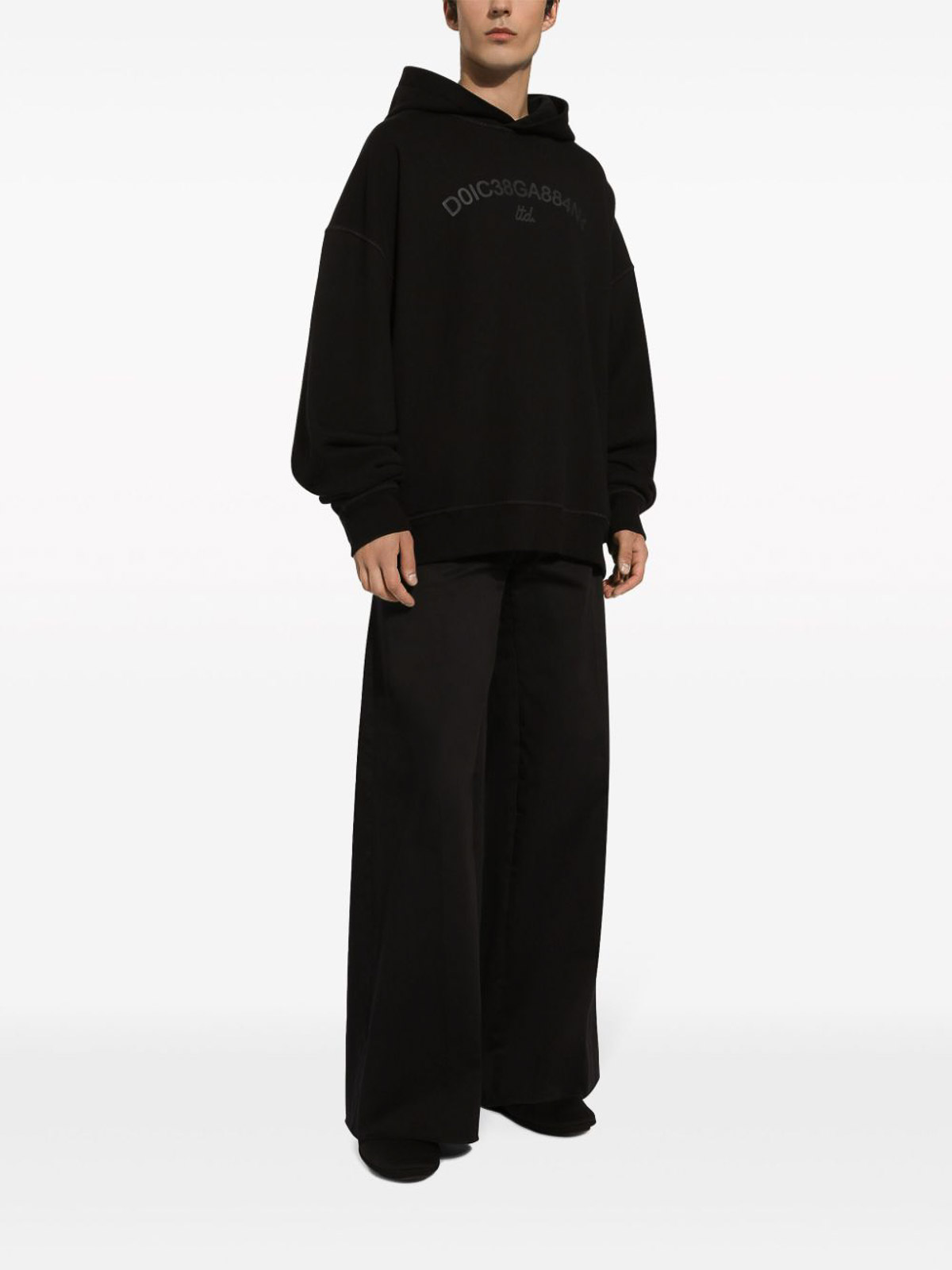 Shop Dolce & Gabbana Sweatshirt With Logo In Black