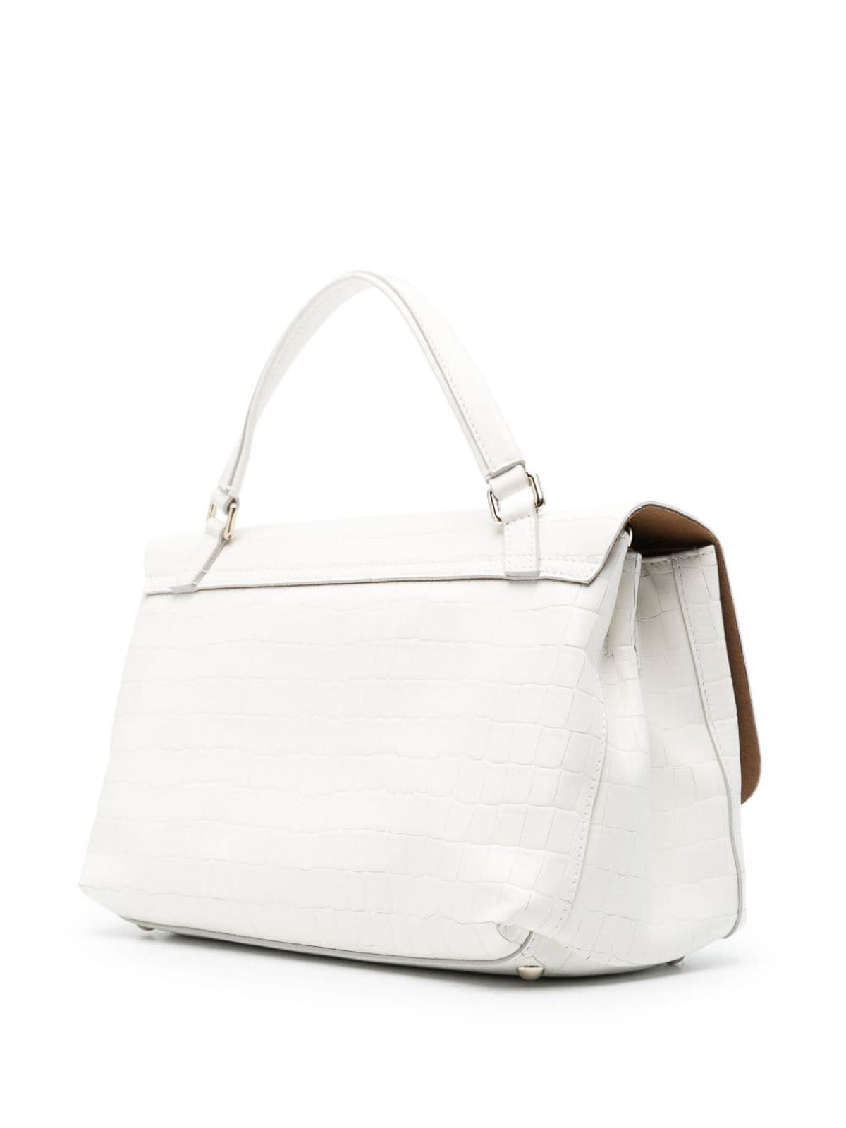 Shop Zanellato Small Postina Bag White Embossed