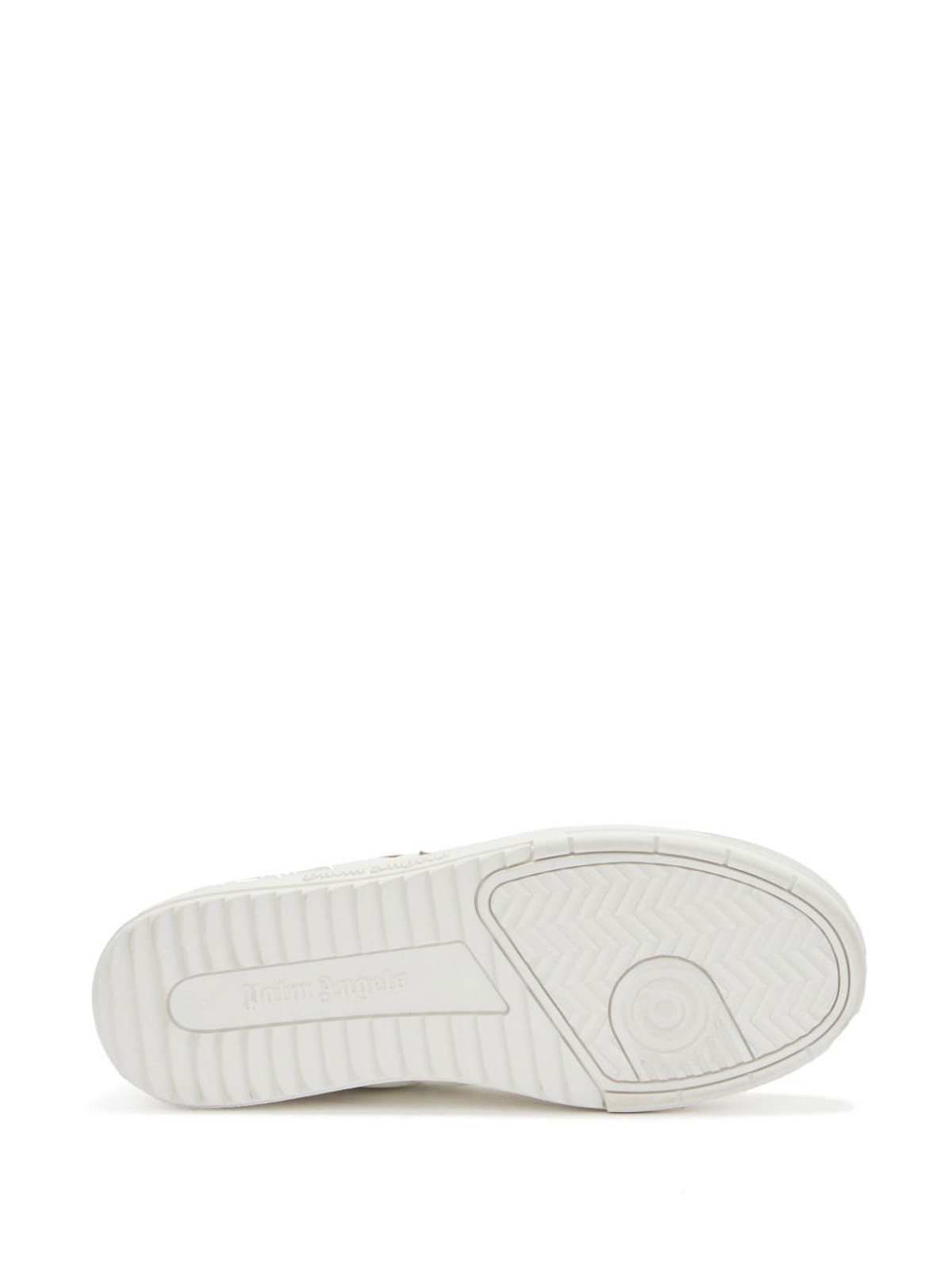 Shop Palm Angels Palm Tree Motif Sneakers In White