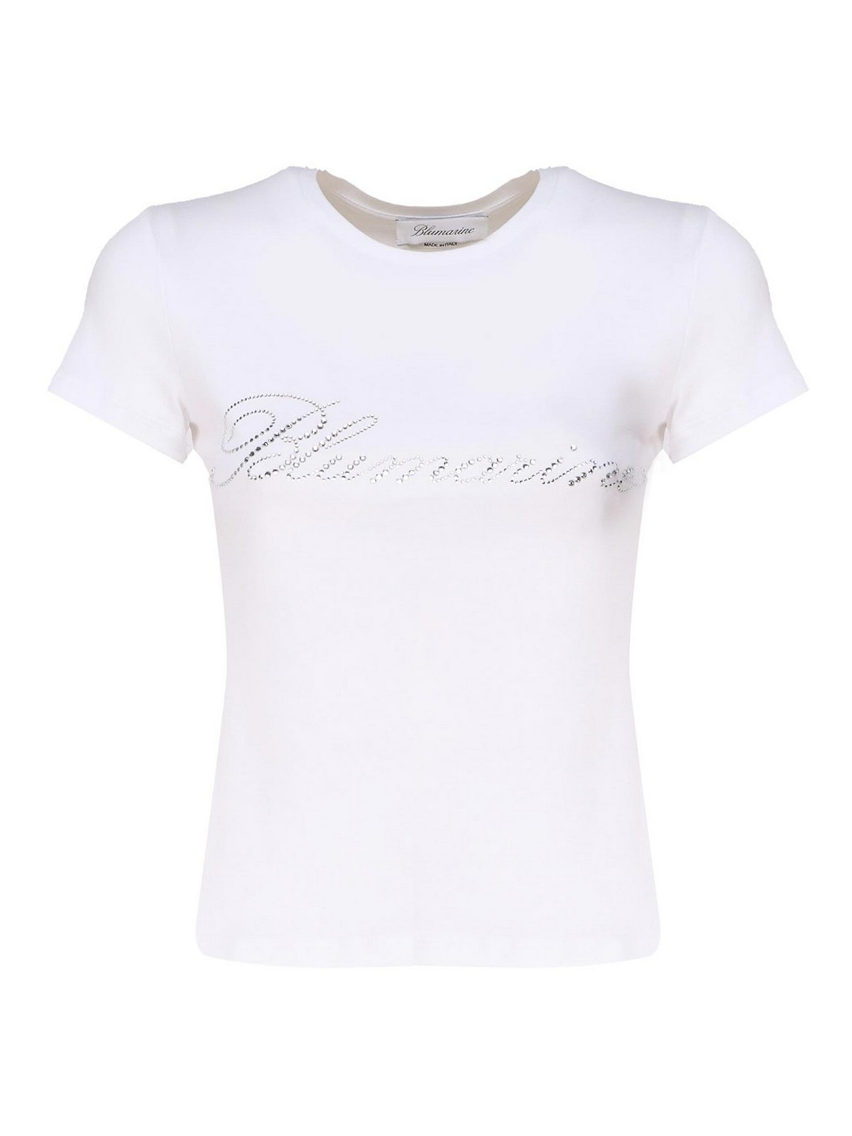 Shop Blumarine Camiseta - Blanco In White
