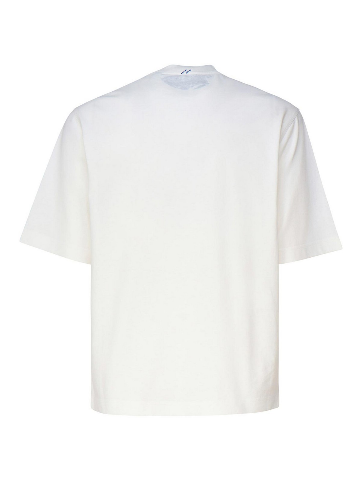 Shop Burberry Camiseta - Gris In Grey
