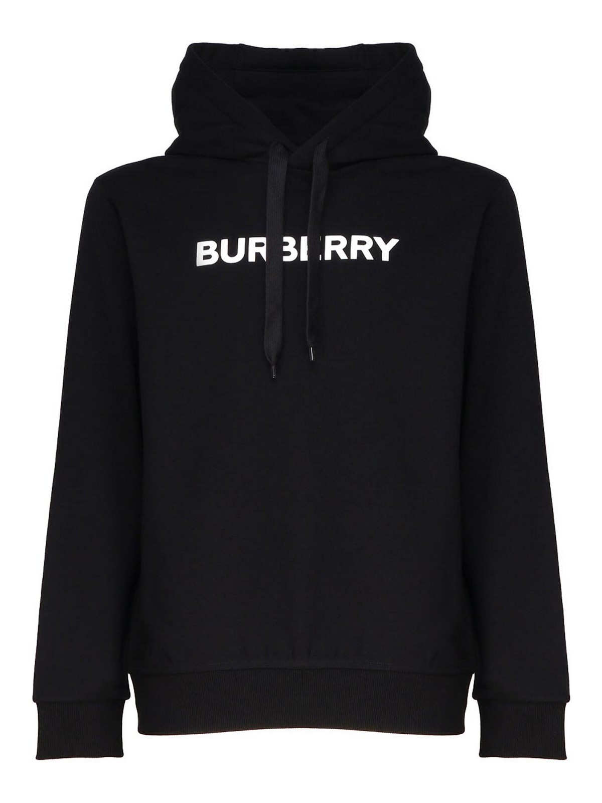 Burberry Sweatshirt With Logo In Black