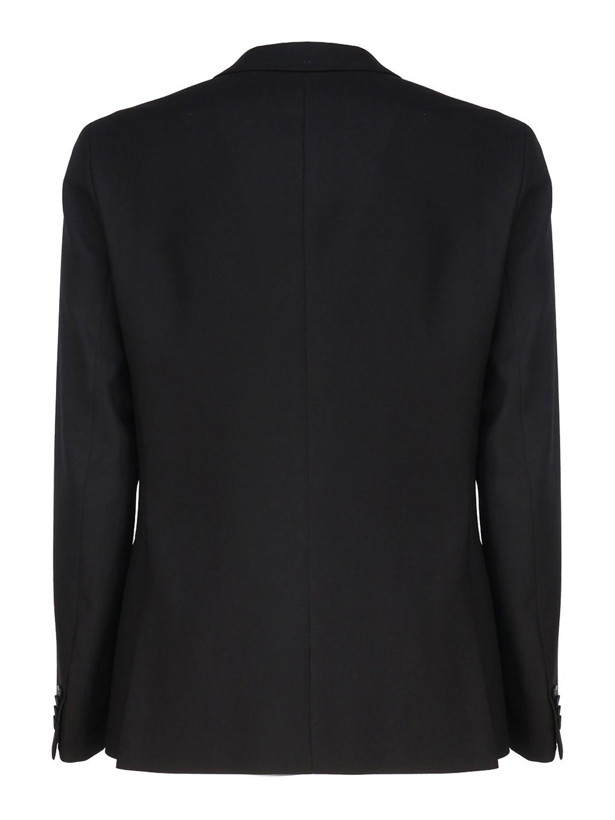 Shop Calvin Klein Blazer In Virgin Wool In Black