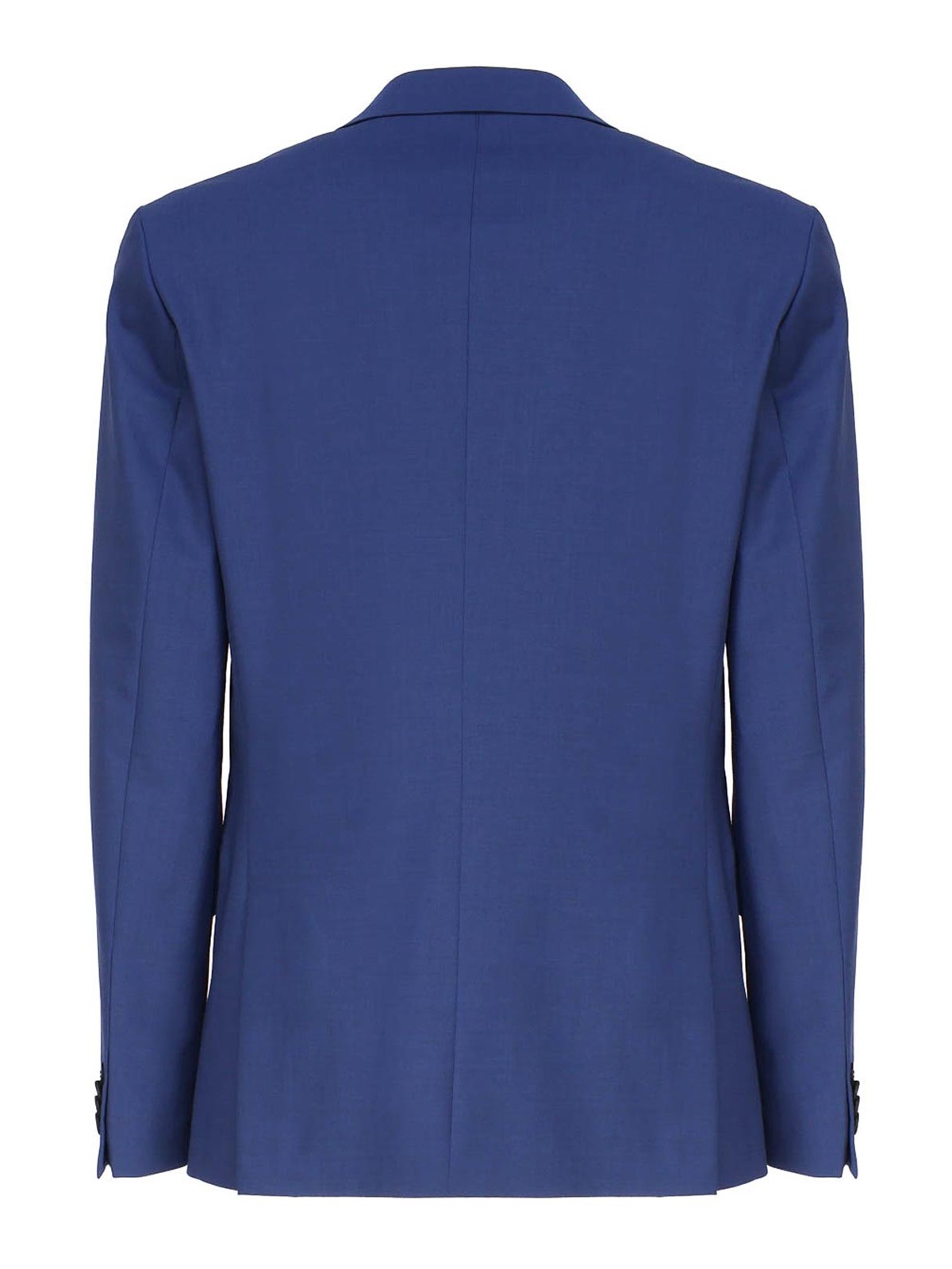 Shop Calvin Klein Double-button Single-breasted Blazer In Blue
