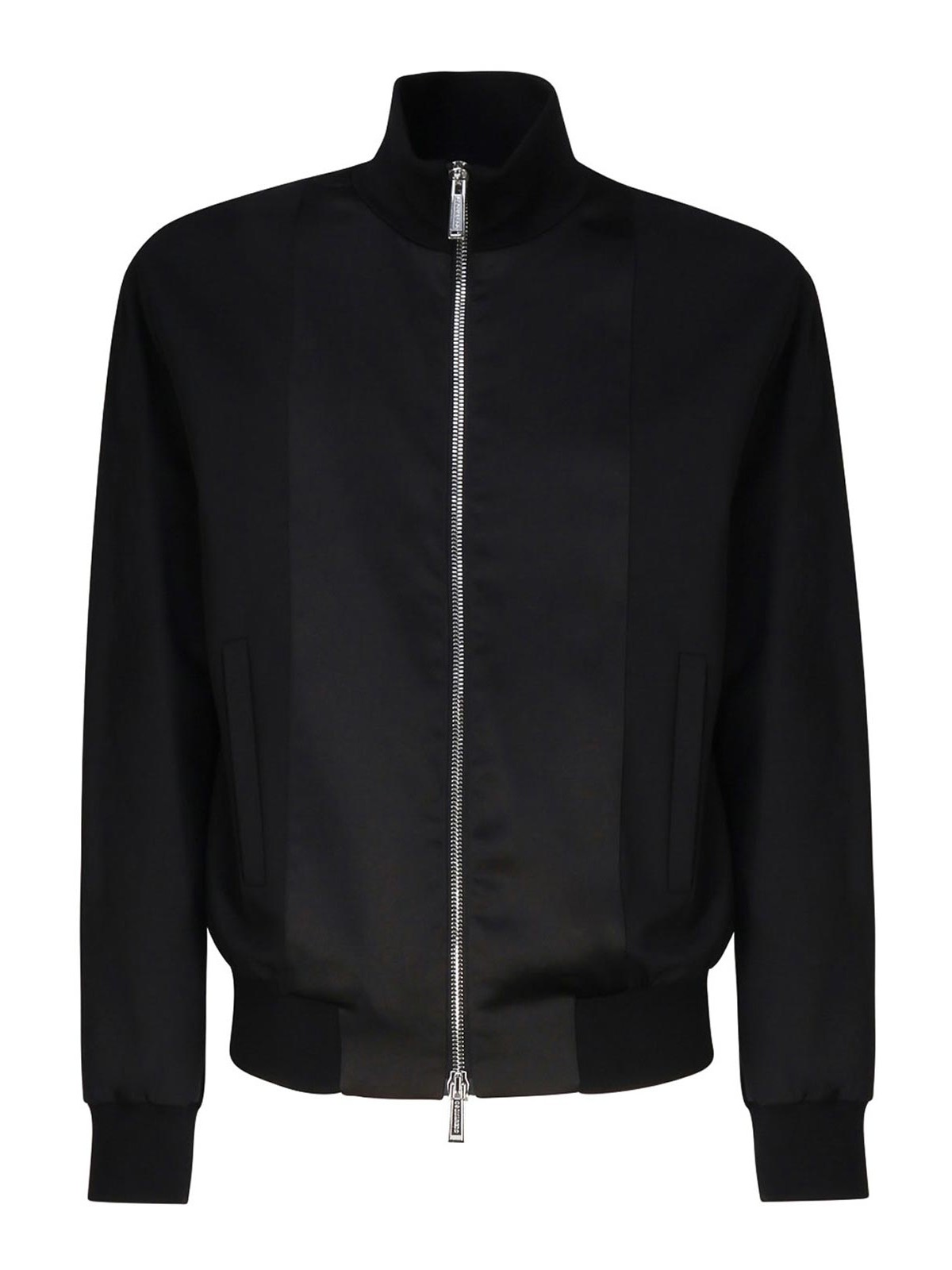 Dsquared2 Sports Jacket With Inserts In Black