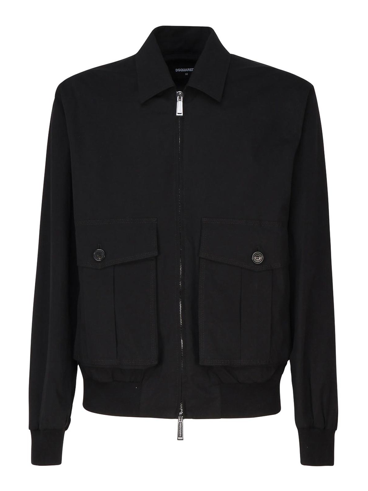Dsquared2 Lightweight Iconic Clubbing Jacket In Black