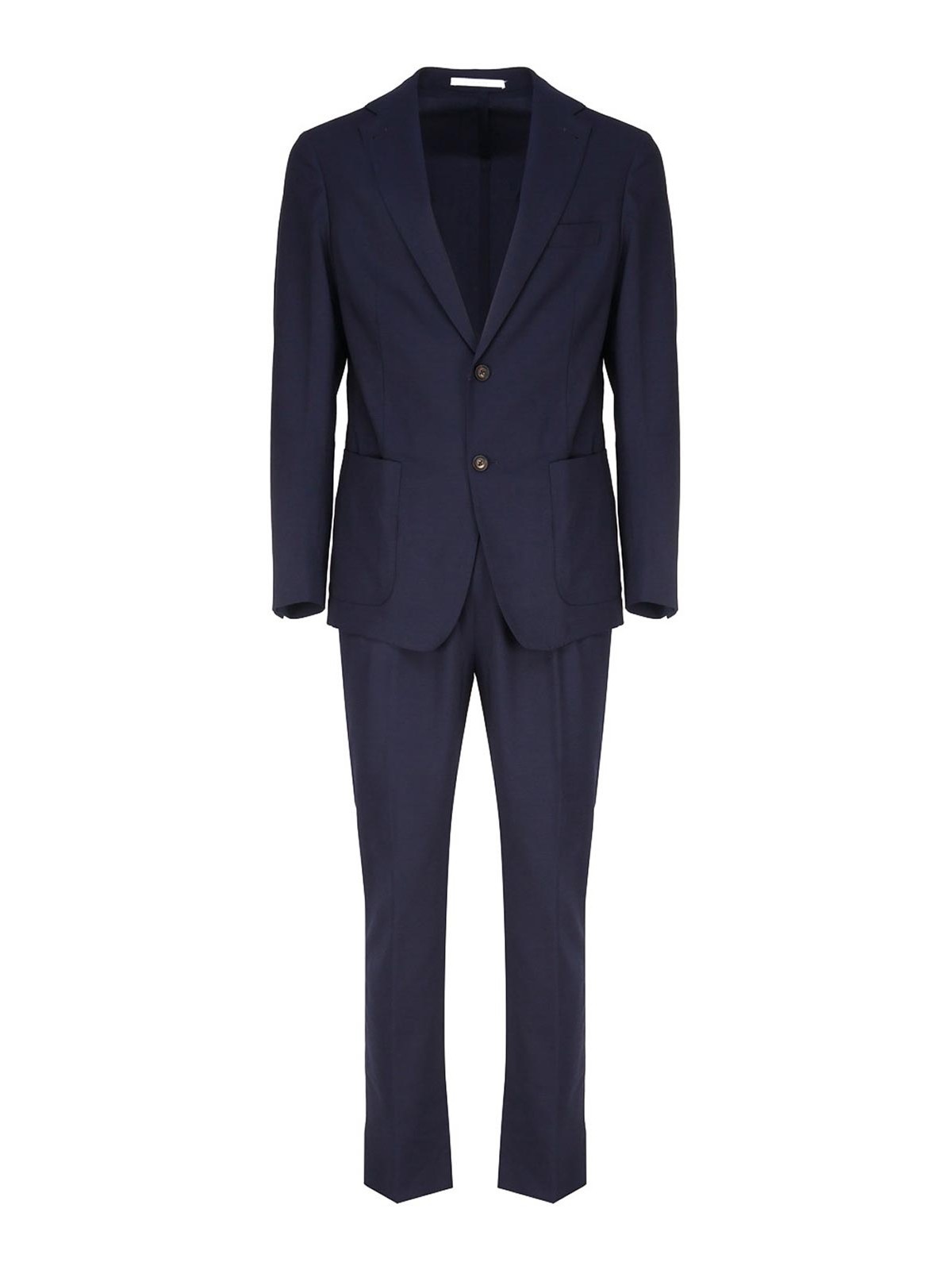 Eleventy Single-breasted Suit In Blue