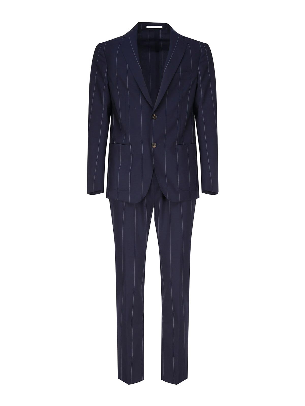 Eleventy Single-breasted Suit In Blue