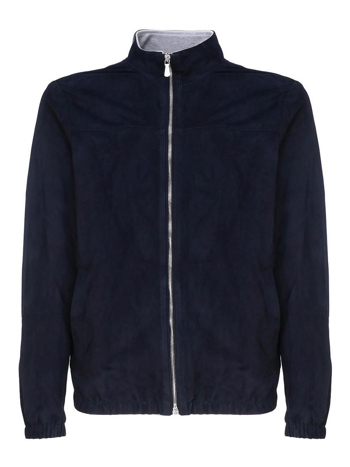 Shop Eleventy Casual Jacket In Blue