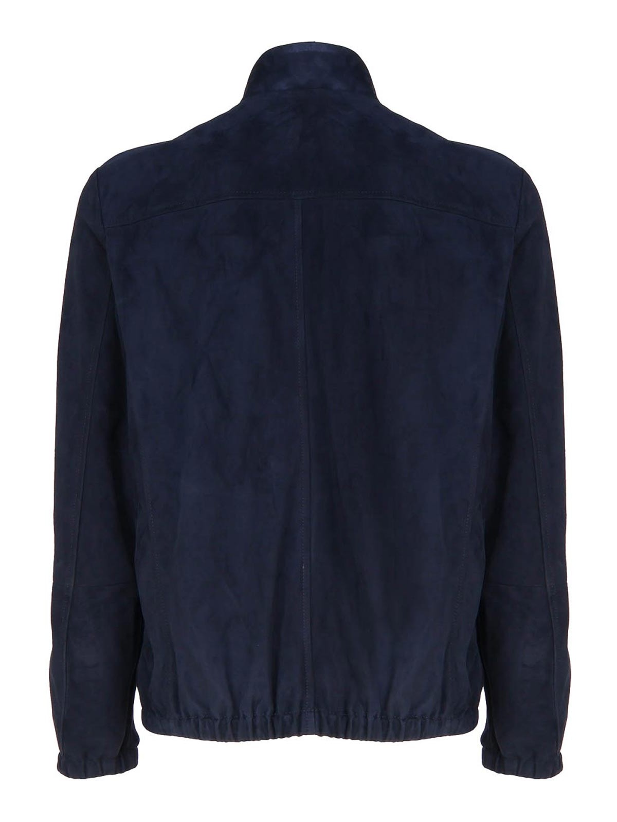 Shop Eleventy Casual Jacket In Blue
