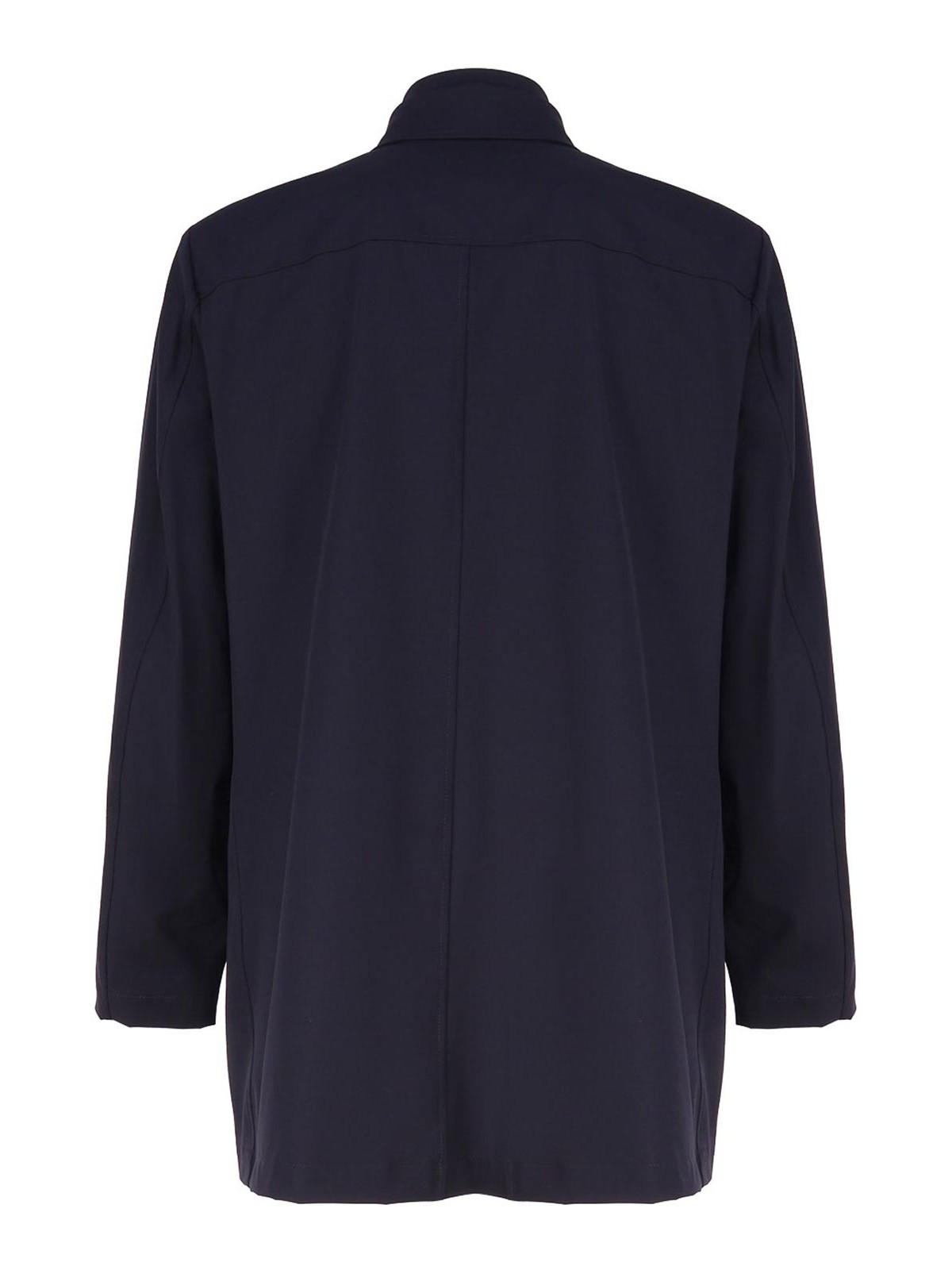 Shop Fay Morning Stretch Coat In Blue