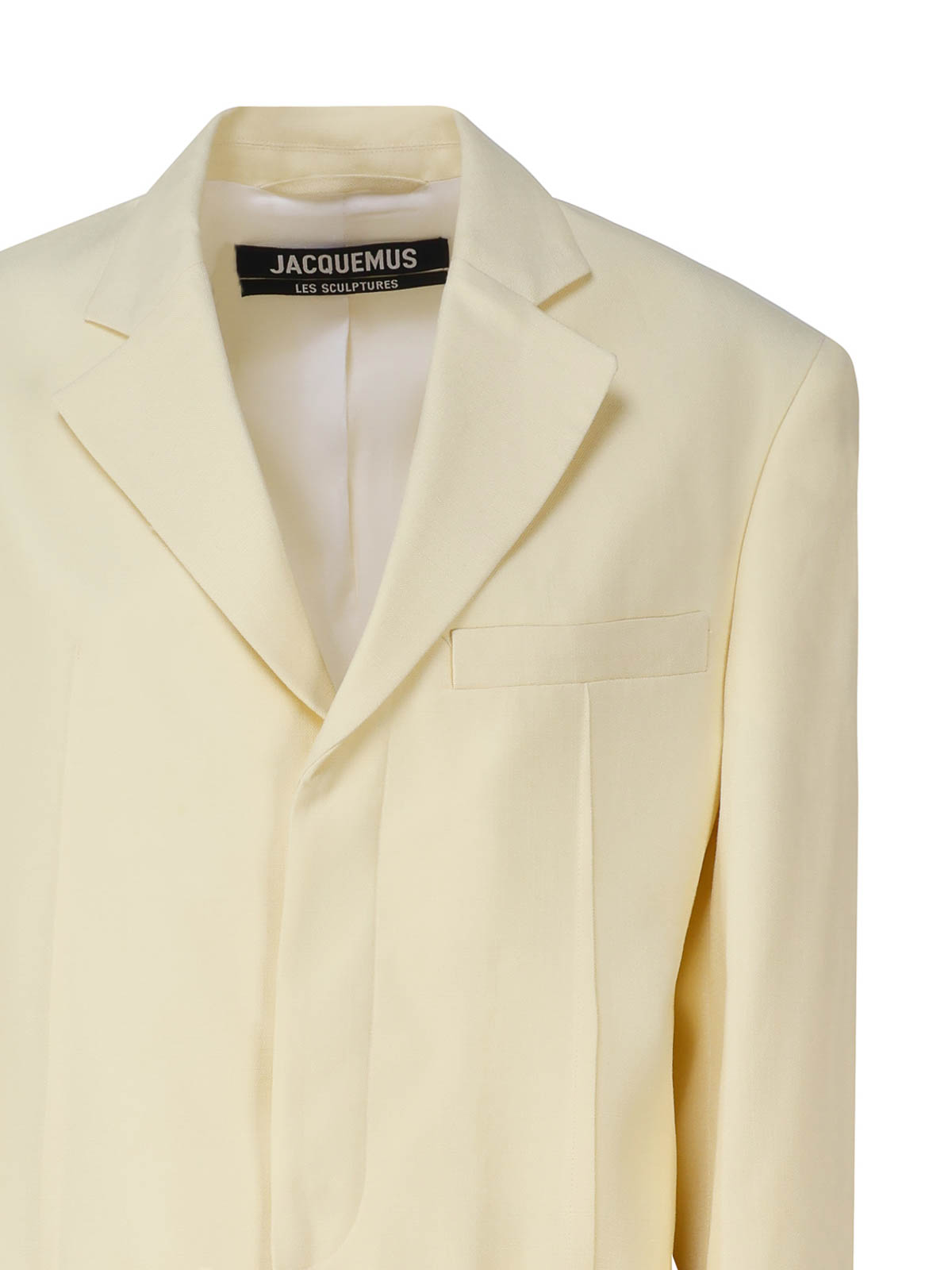Shop Jacquemus Jacket The Mans Dress In Yellow