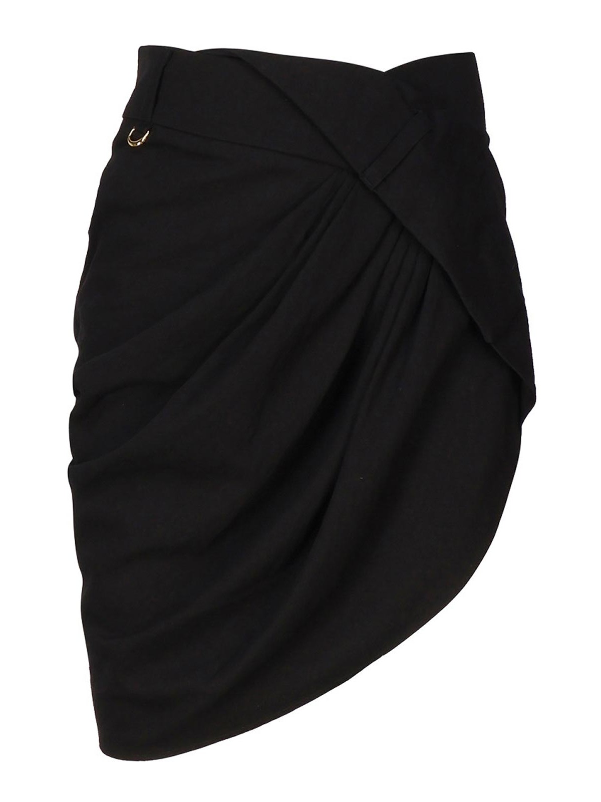 Shop Jacquemus Miniskirt La Mini Jupe Saudade In Black