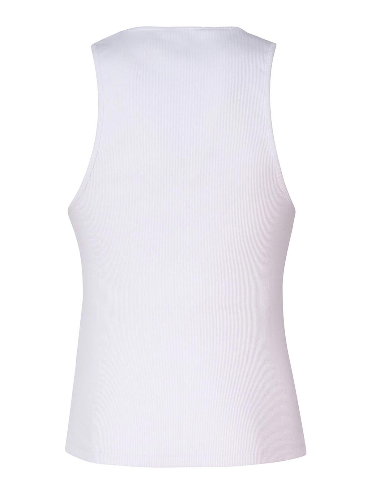 Shop Jw Anderson Anchor Tank Top With Embroidery In White