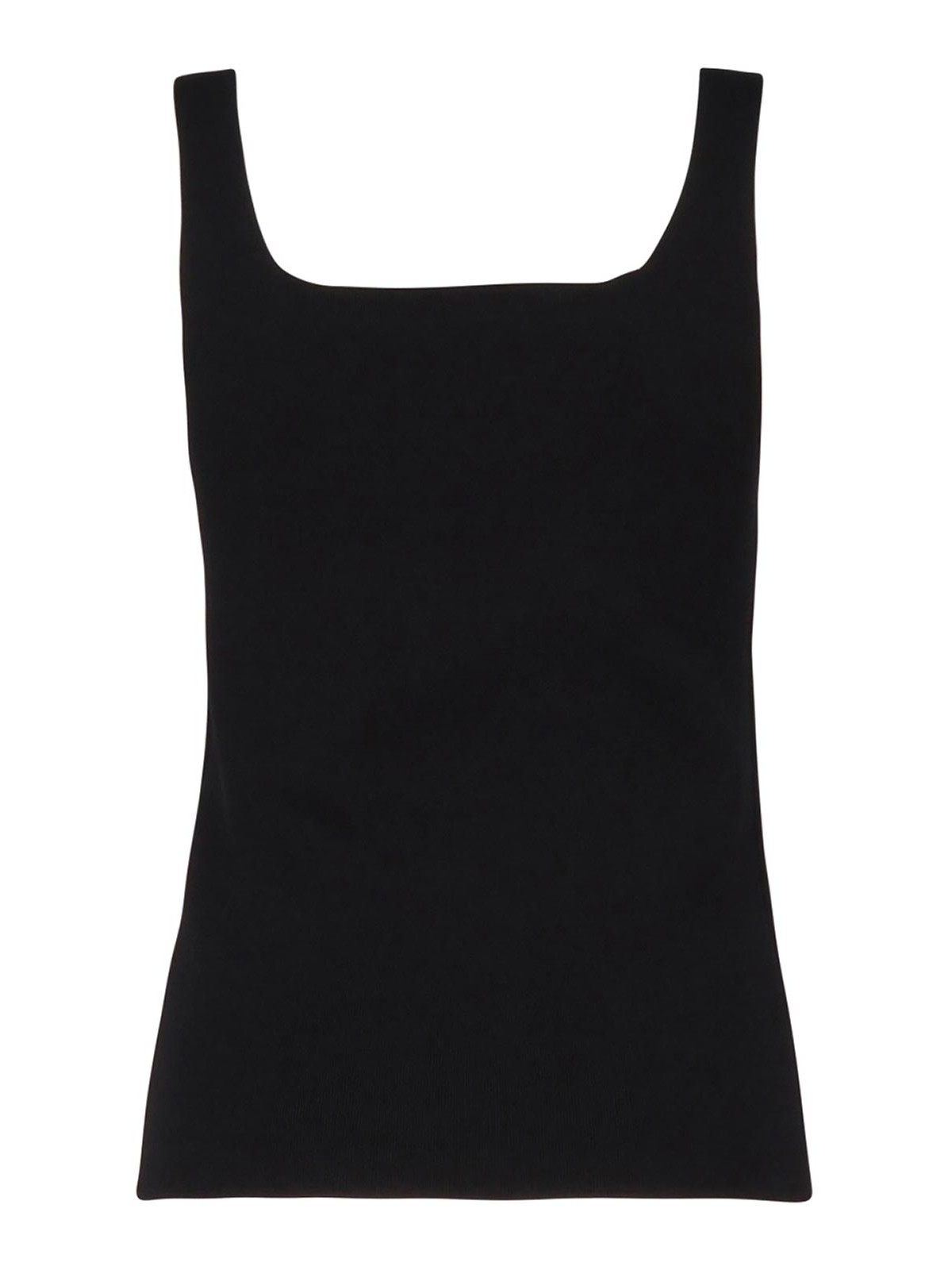 Shop Jw Anderson Tank Top With Anchor Embroidery In Black
