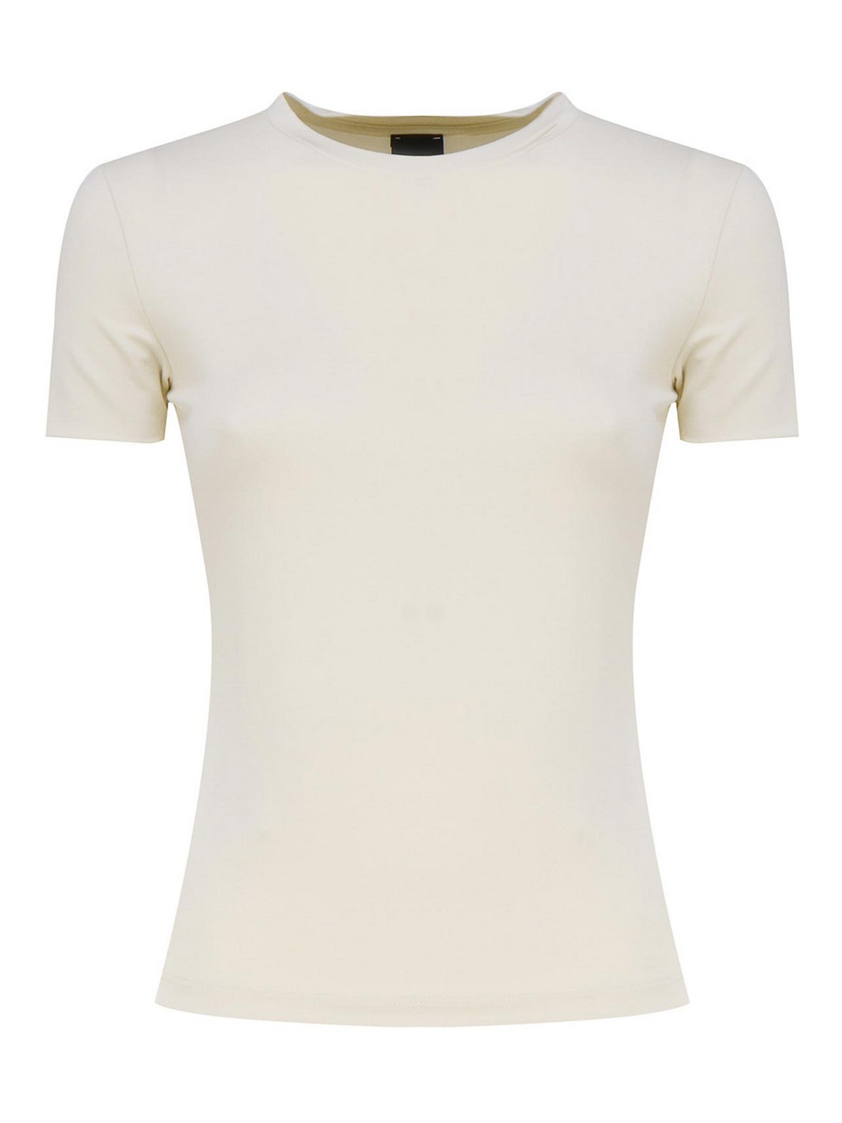 Pinko T-shirt With Embroidery In Beige