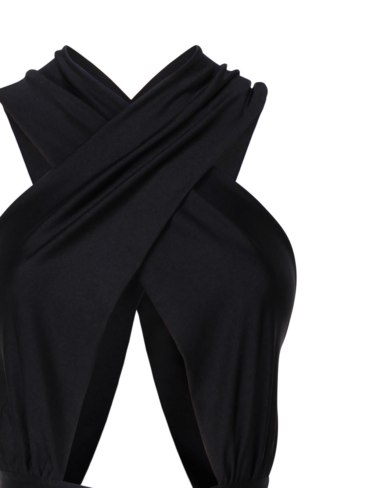 Shop The Andamane One-piece Jumpsuit With Banded Top In Black