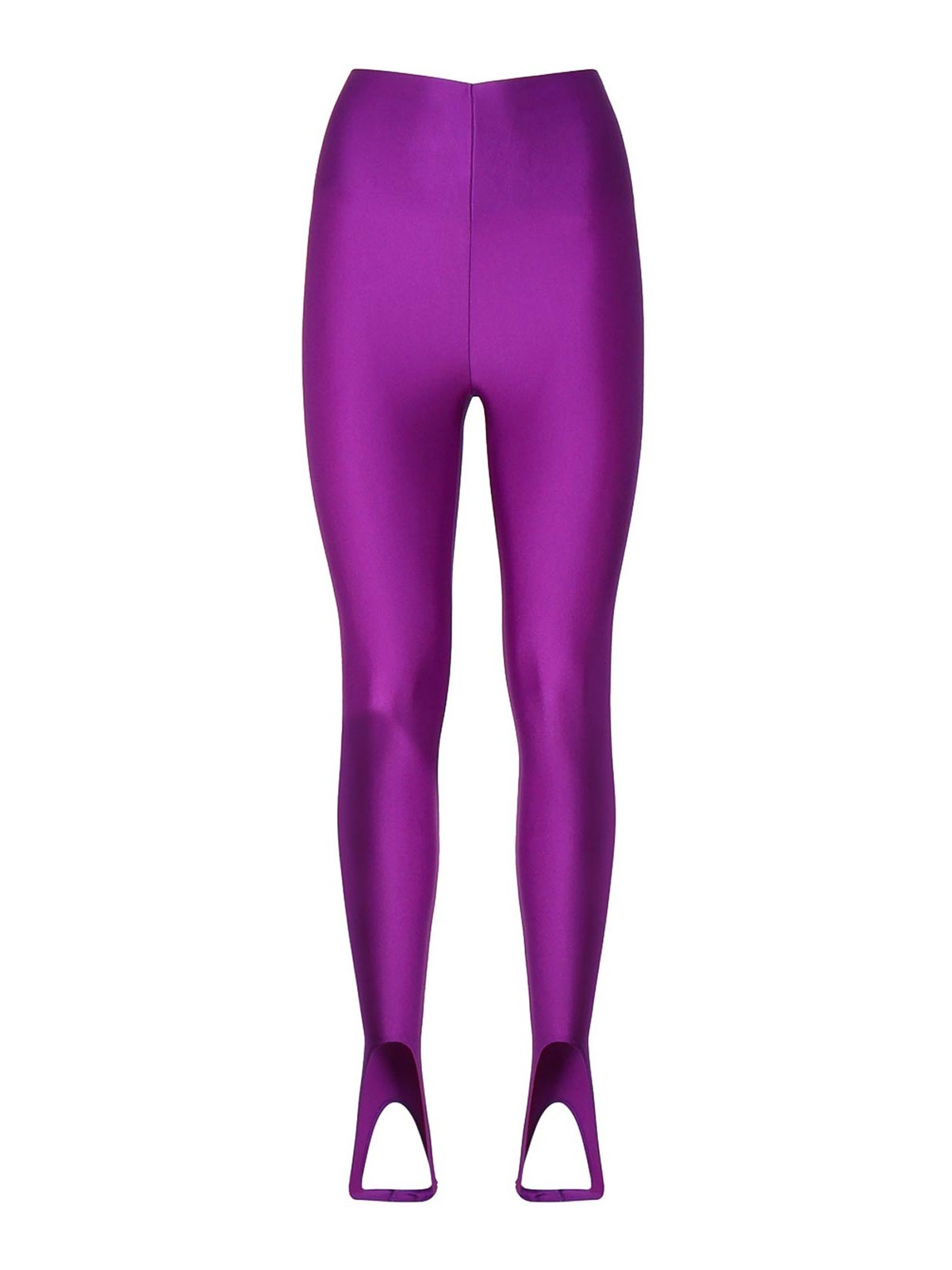 The Andamane Leggings With Stirrups In Purple