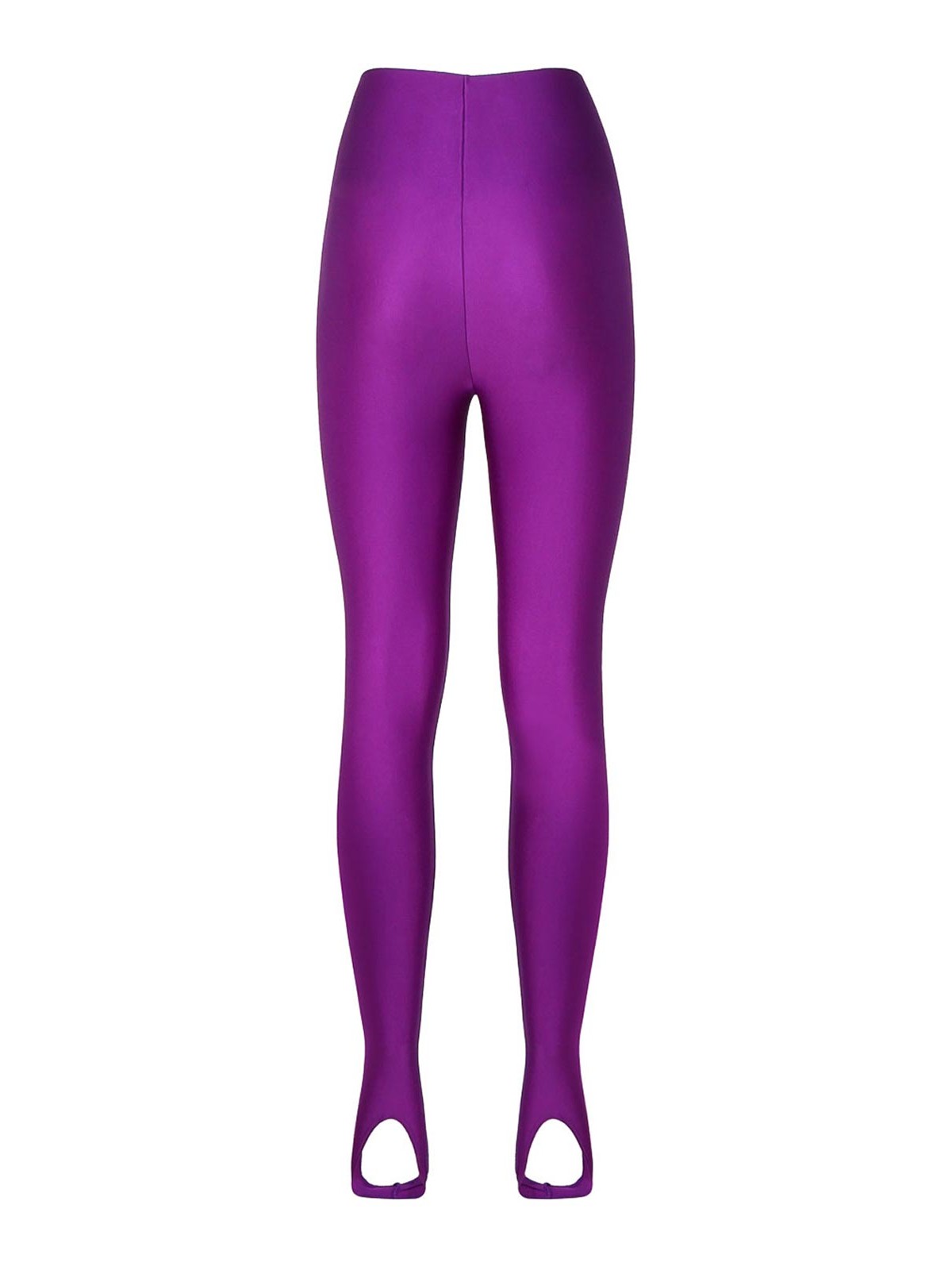 Shop The Andamane Leggings With Stirrups In Purple