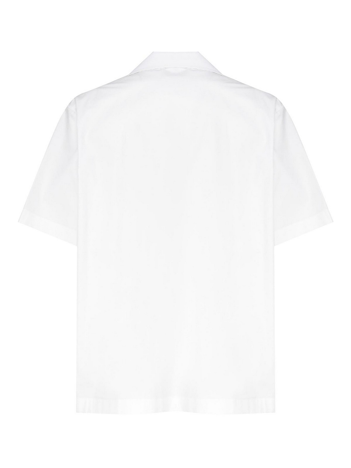 Shop Valentino V Logo Cuban Collar Top In White
