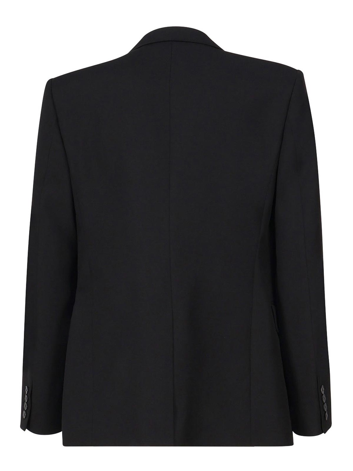 Shop Valentino Single-breasted Blazer In Black
