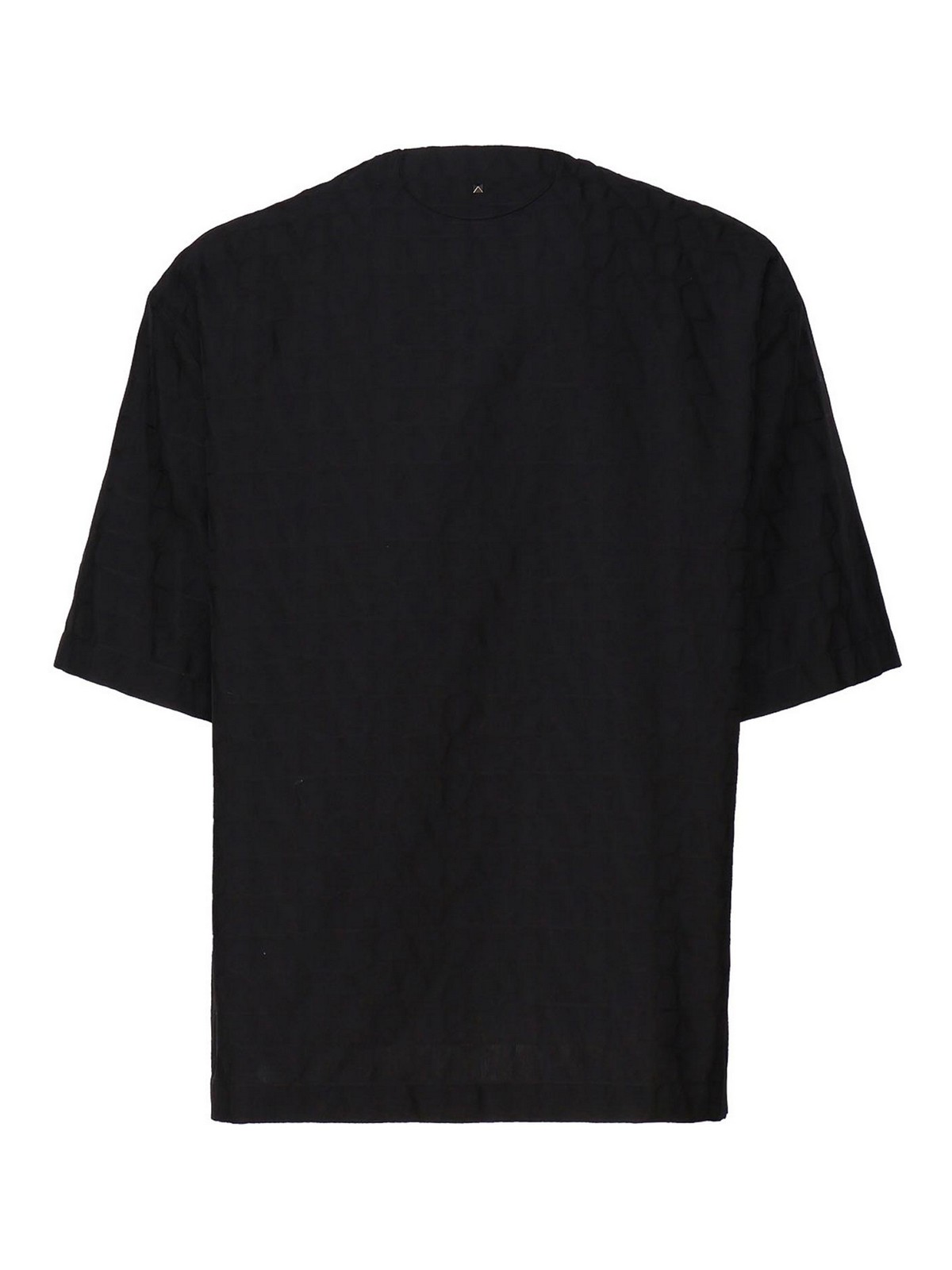 Shop Valentino T-shirt All-over Toile Iconographe Print In Black