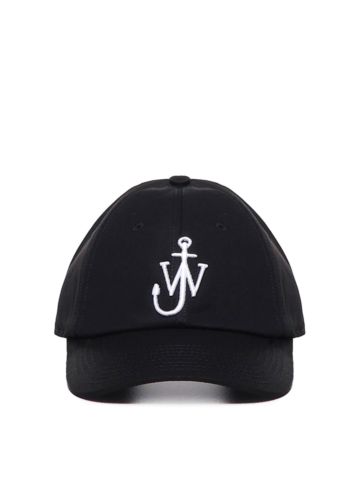 Shop Jw Anderson Baseball Hat In Cotton In Black