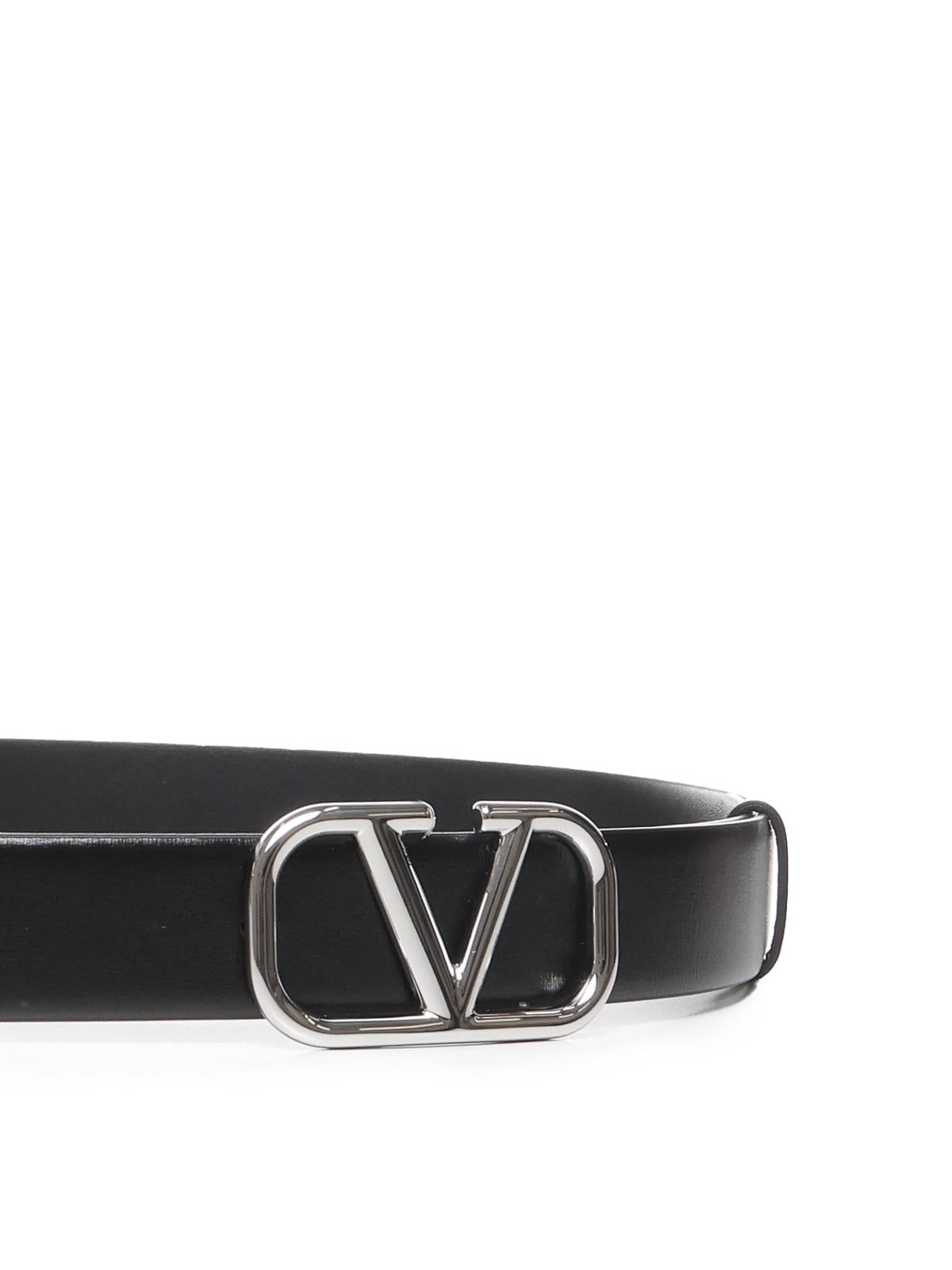 Shop Valentino Vlogo Signature Belt In Black