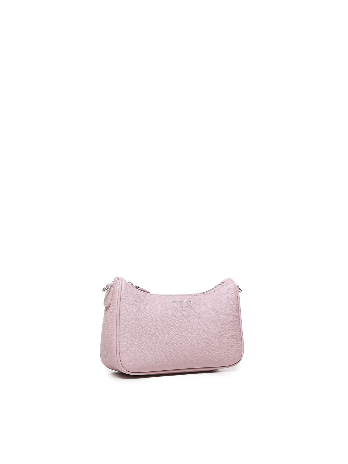Shop Emporio Armani Pink Shoulder Bag In Nude & Neutrals