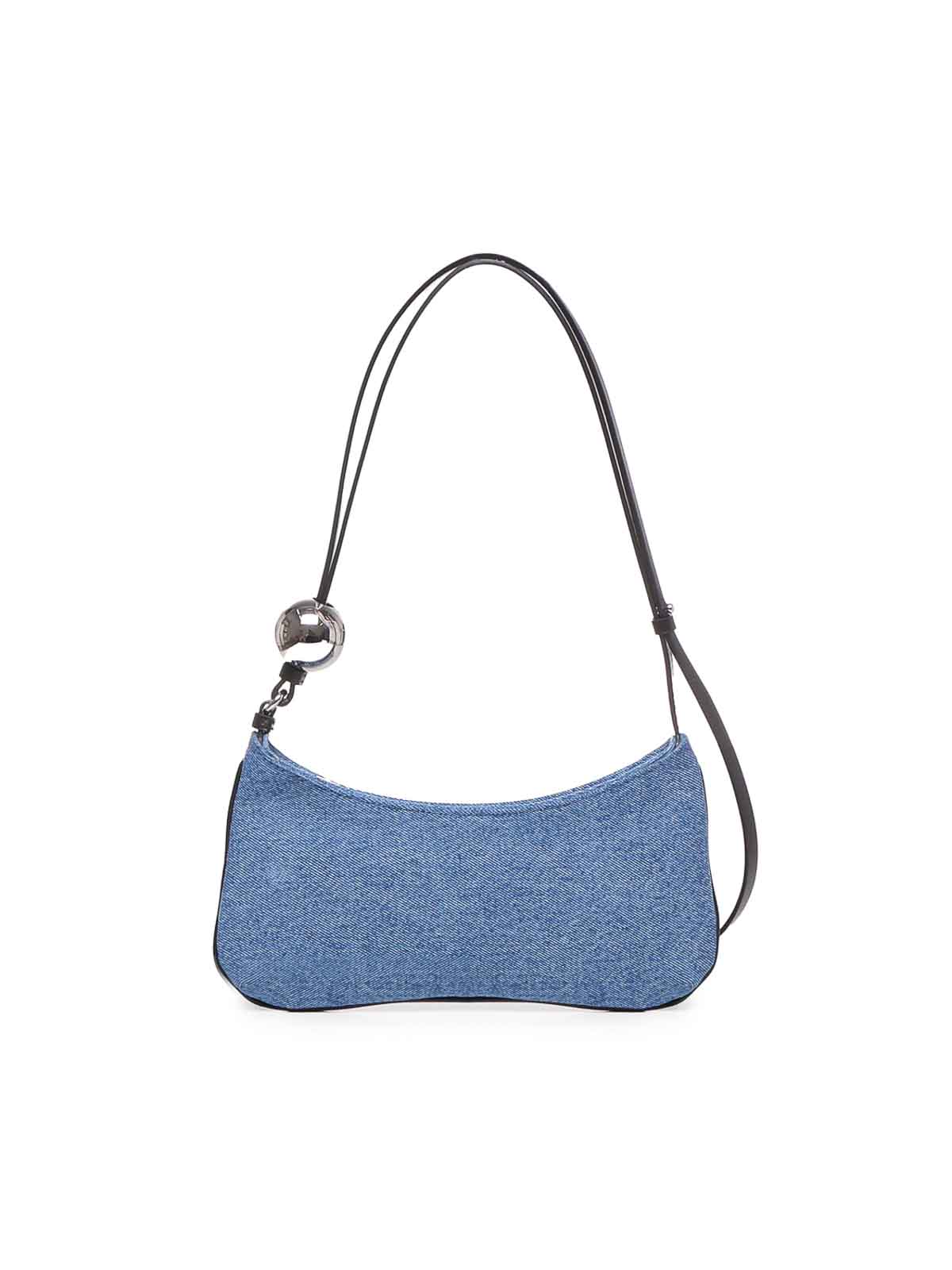 Shop Jacquemus Le Bisou Pearl Bag In Blue