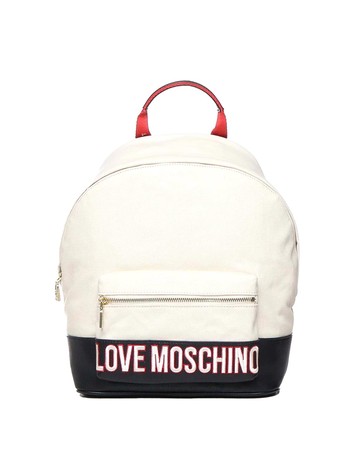 Love Moschino Love Backpack With Logo In Red