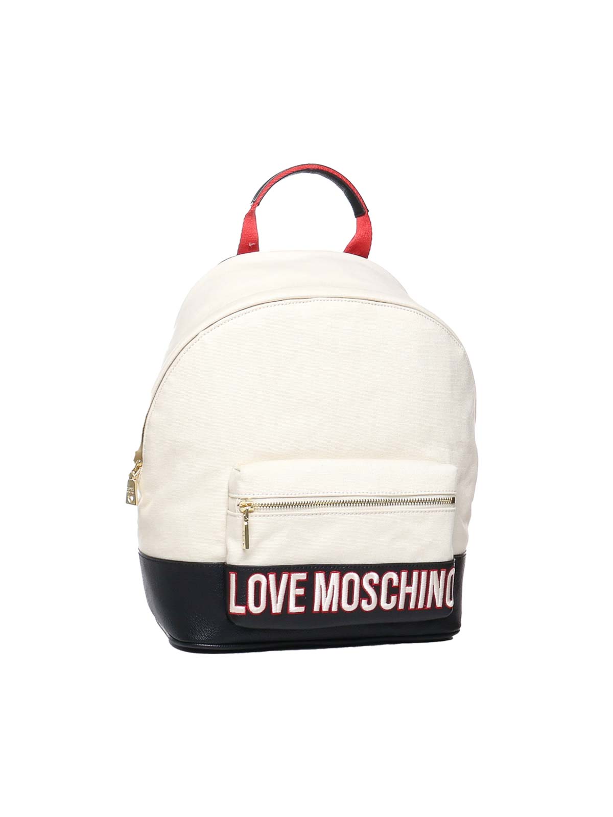 Shop Love Moschino Love Backpack With Logo In Red