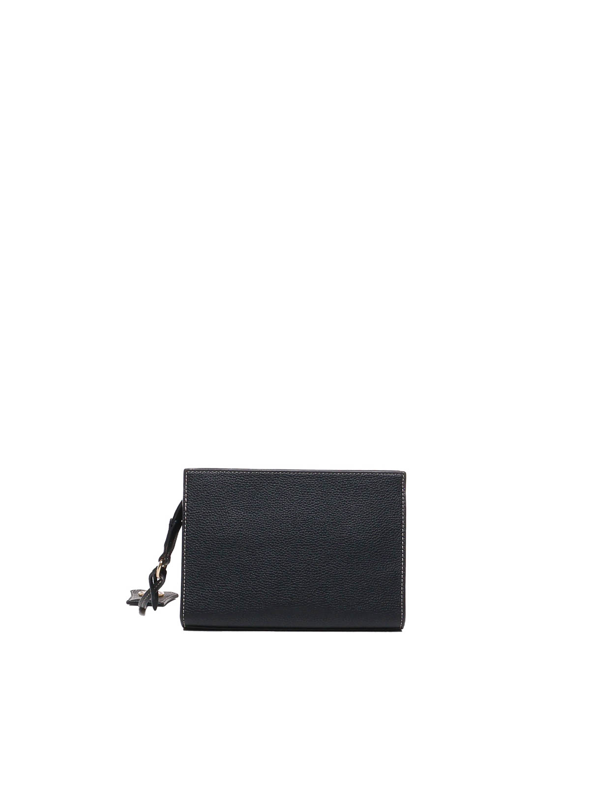 Shop Love Moschino Logo Shoulder Bag In Black