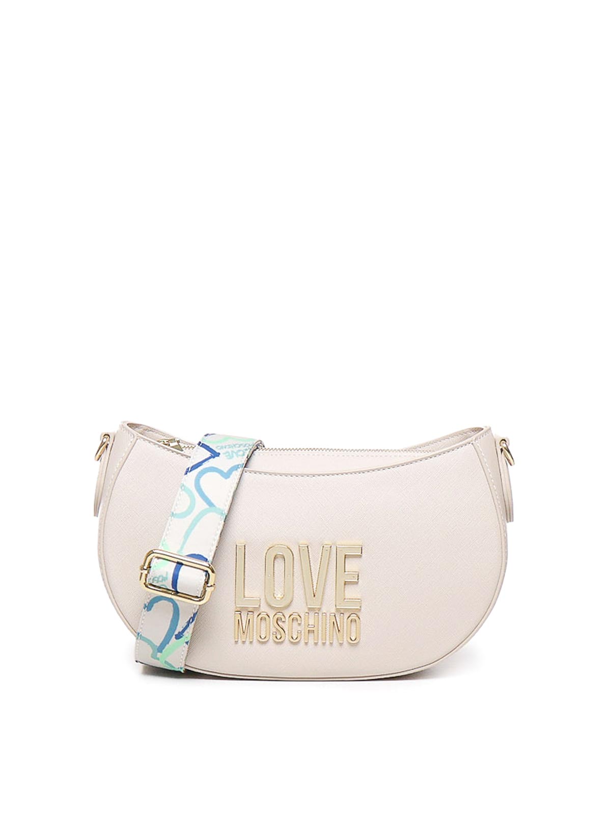 Shop Love Moschino Jelly Shoulder Bag In White