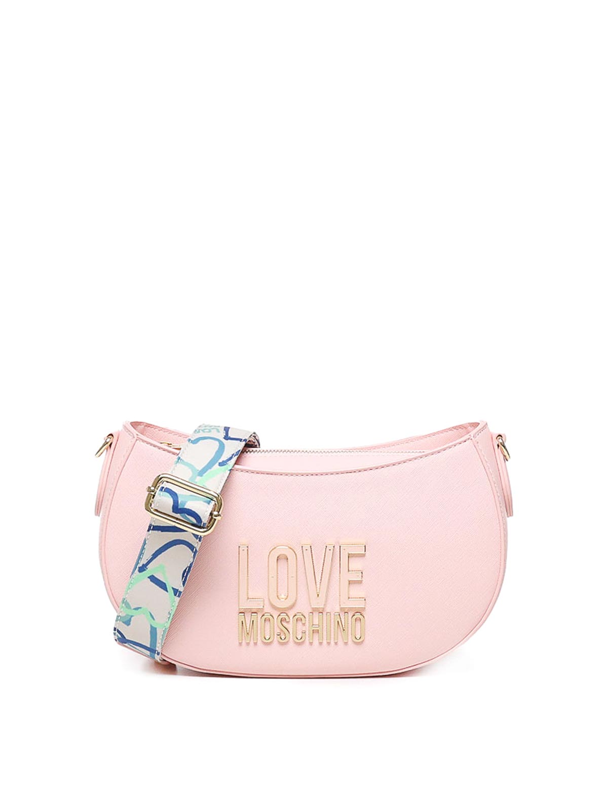 Shop Love Moschino Jelly Shoulder Bag In Nude & Neutrals